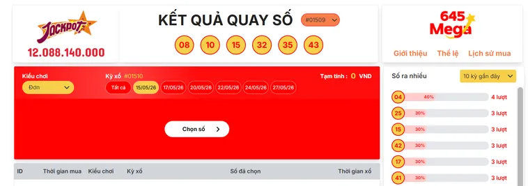 Chinh Phục Jackpot Khủng Với Mega 645 Tại Bin88 Với Tỷ Lệ Thắng Lớn