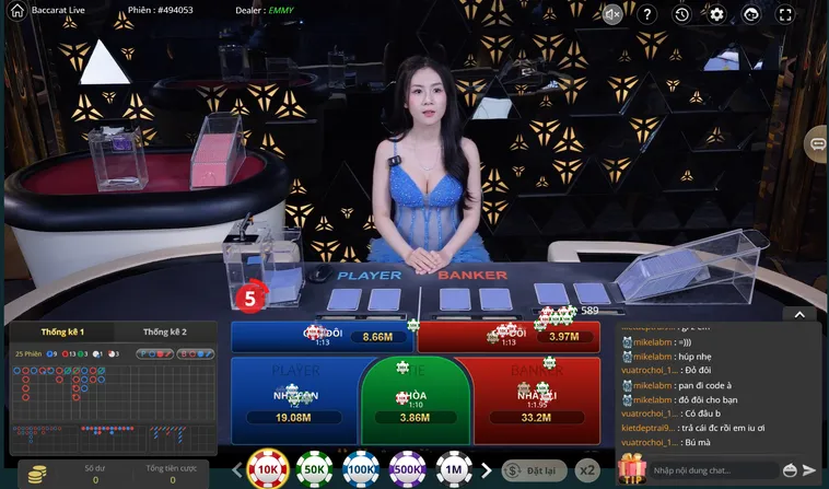 Trải Nghiệm Baccarat Live Tại Bin88 Đỉnh Cao Với Tỷ Lệ Thưởng Khủng