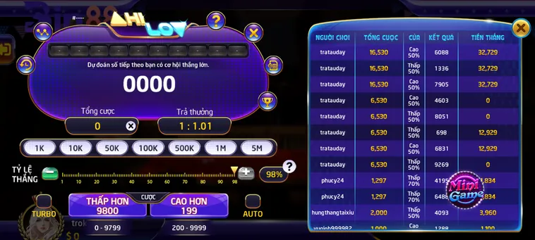 Game Nhanh Hilo Tại Bin88 Trải Nghiệm Dự Đoán Tốc Độ Cao Đỉnh Cao Nhất