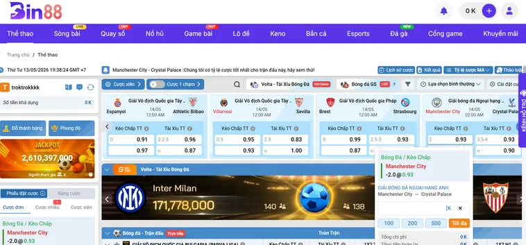 Trải Nghiệm Cá Cược Thể Thao K Sports Tại Bin88 Đỉnh Cao Vượt Trội