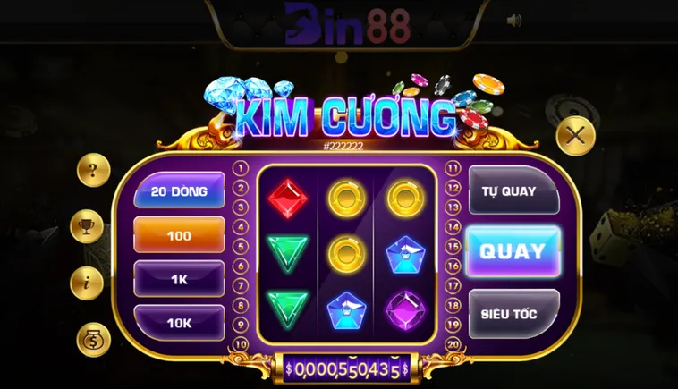Game Nhanh Kim Cương Tại Bin88 Siêu Phẩm Giải Trí Đỉnh Cao Hấp Dẫn Nhất