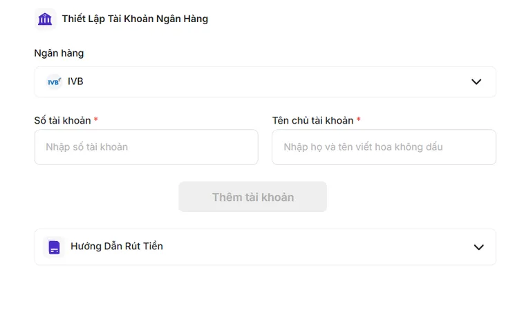 Rút tiền Về Tài Khoản Ngân Hàng Tại Bin88 Cách Chuyển Tiền Thắng Cược Về Tài Khoản Ngân Hàng Nhanh Nhất