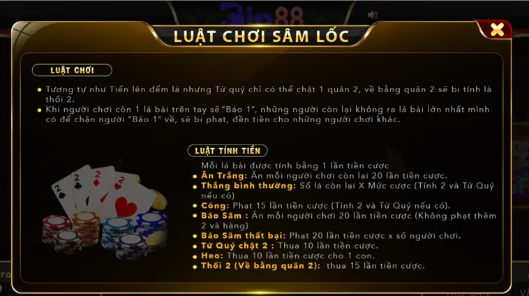 Trải Nghiệm Đỉnh Cao Cùng Sâm Lốc Tại Bin88 Siêu Hấp Dẫn Hiện Nay