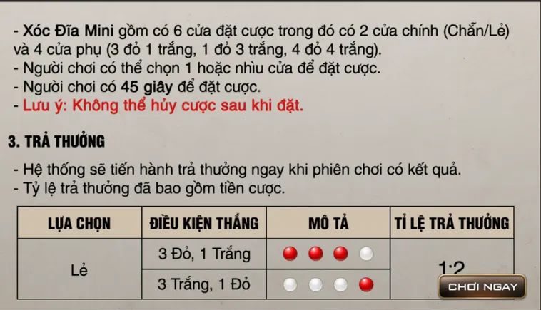 Trải Nghiệm Đỉnh Cao Table Game Xóc Đĩa Mini Tại Bin88 Siêu Hấp Dẫn